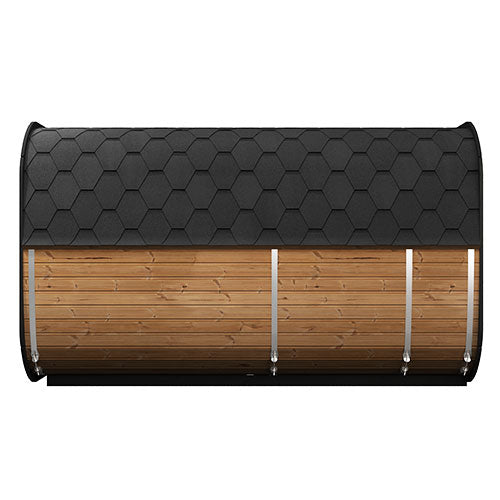 SaunaLife Model CL12GCP 8-Person Cube-Series Outdoor Home Sauna Suite