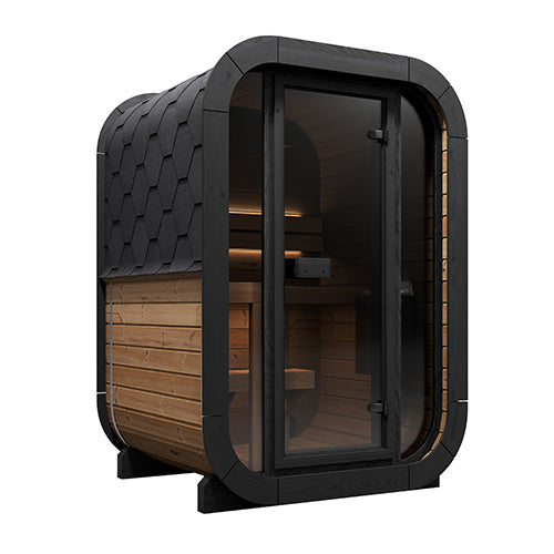 SaunaLife Model CL3G 2 Person Cube-Series Outdoor Traditional Sauna