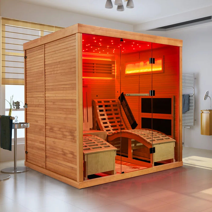Erommy Infrared Sauna 2-Person With Chair