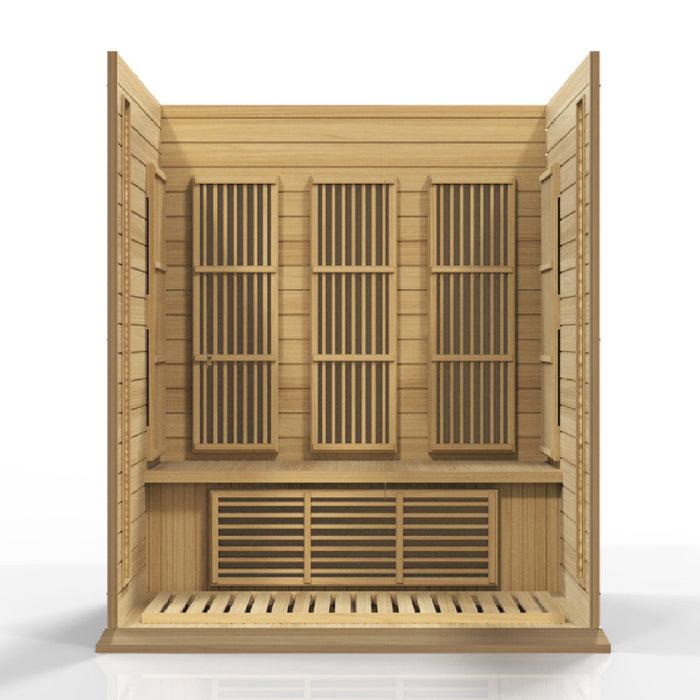 Maxxus 3 Person Low EMF FAR Infrared Sauna (MX-K306-01)