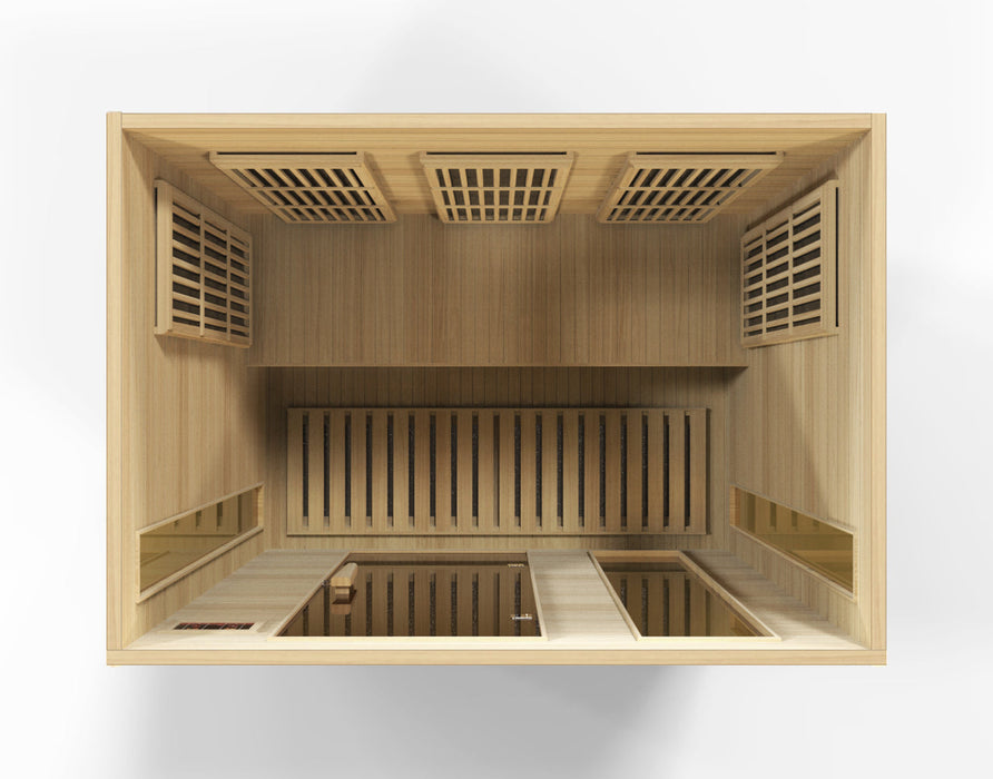 Maxxus 3 Person Low EMF FAR Infrared Sauna (MX-K306-01)