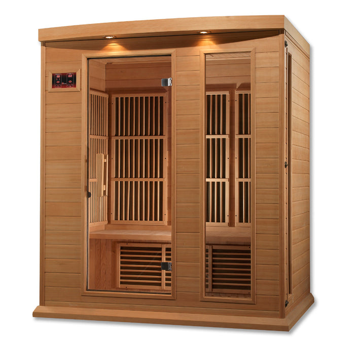 Maxxus 3 Person Low EMF FAR Infrared Sauna (MX-K306-01)