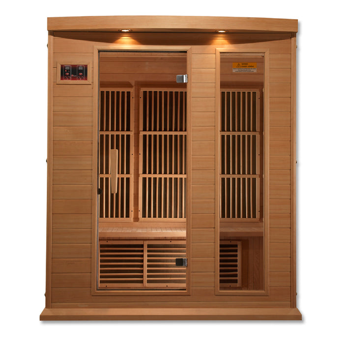 Maxxus 3 Person Low EMF FAR Infrared Sauna (MX-K306-01)