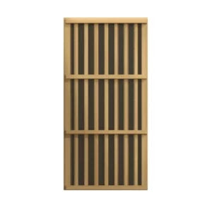 Maxxus "Avignon" 3 Person Corner Unit Near Zero EMF FAR IR Canadian Red Cedar Sauna with built in speakers