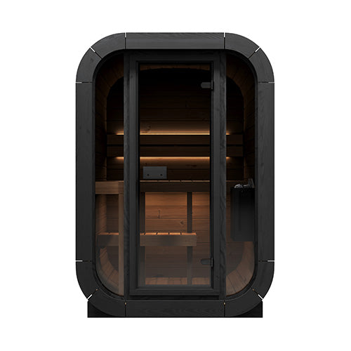 SaunaLife Model CL3G 2 Person Cube-Series Outdoor Traditional Sauna