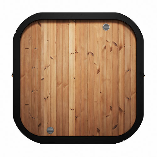 SaunaLife Model CL7G 6-Person Cube-Series Outdoor Traditional Sauna