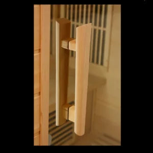 Maxxus "Avignon" 3 Person Corner Unit Near Zero EMF FAR IR Canadian Red Cedar Sauna with built in speakers