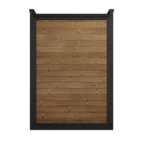 SaunaLife GL4 Outdoor DIY 4-Person Outdoor Sauna Kit, Garden Luxury-Series