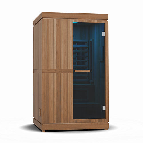 Finnmark FD-4 2-Person Trinity Hybrid Infrared, Traditional Stove Sauna & Red Light Combo